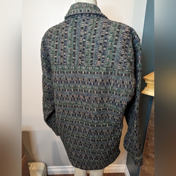 Vintage Señor Lopez Button Down shirt jacket. Men's M fits L/XL - Picture 8 of 11